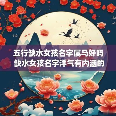 五行缺水女孩名字属马好吗 缺水女孩名字洋气有内涵的属马
