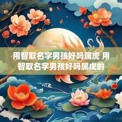用智取名字男孩好吗属虎 用智取名字男孩好吗属虎的