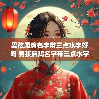 男孩属鸡名字带三点水字好吗 男孩属鸡名字带三点水字好吗