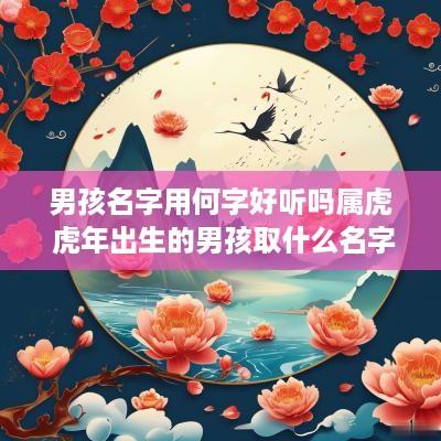男孩名字用何字好听吗属虎 蛇年出生的男孩取什么名字好姓何