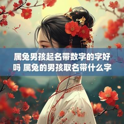 属兔男孩起名带数字的字好吗 属兔的男孩取名带什么字好