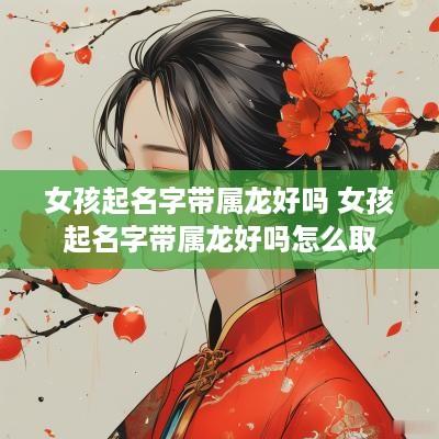 女孩起名字带属龙好吗 女孩起名字带属龙好吗怎么取