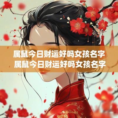 属鼠今日财运好吗女孩名字 属鼠今日财运好吗女孩名字怎么取