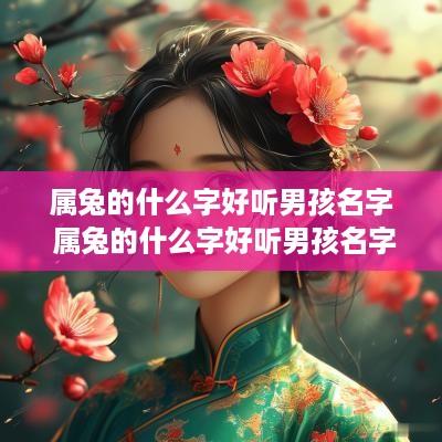 属兔的什么字好听男孩名字 属兔的什么字好听男孩名字大全