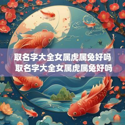 取名字大全女属虎属兔好吗 取名字大全女属虎属兔好吗
