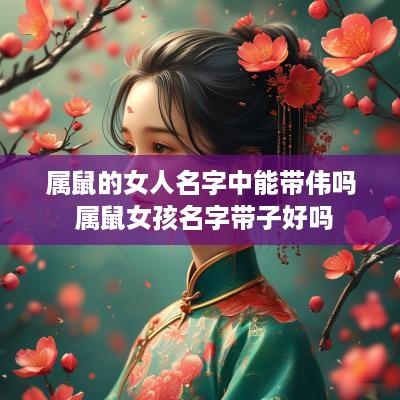 属鼠的女人名字中能带伟吗 属鼠女孩名字带子好吗 属鼠的女人名字中能带伟吗 属鼠女孩名字带子好吗