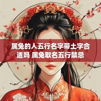 属兔的人五行名字带土字合适吗 属兔取名五行禁忌