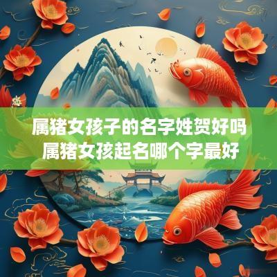 属猪女孩子的名字姓贺好吗 属猪女孩起名哪个字最好