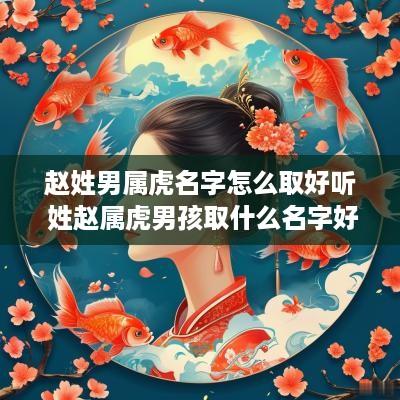 赵姓男属虎名字怎么取好听 姓赵属虎男孩取什么名字好