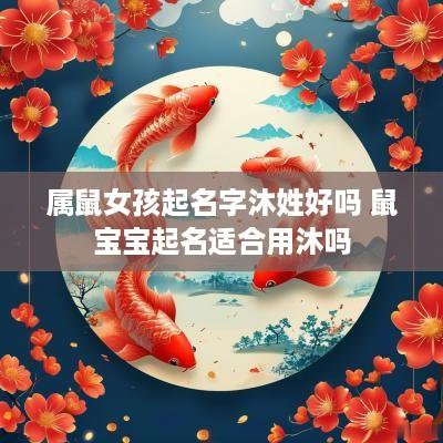 属鼠女孩起名字沐姓好吗 鼠宝宝起名适合用沐吗