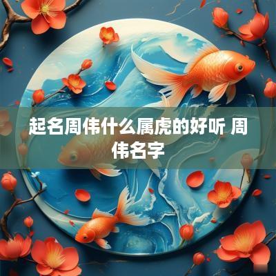 起名周伟什么属虎的好听 周伟名字