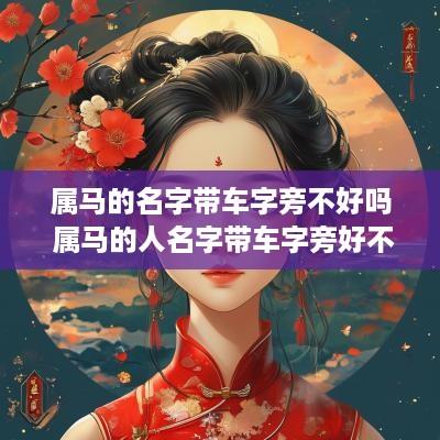 属马的名字带车字旁不好吗 属马的人名字带车字旁好不好