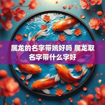 属龙的名字带嫣好吗 属龙取名字带什么字好