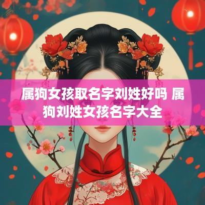 属狗女孩取名字刘姓好吗 属狗刘姓女孩名字大全