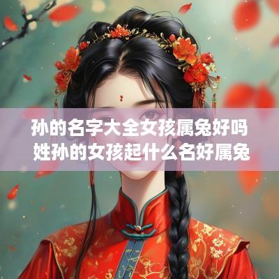 孙的名字大全女孩属兔好吗 姓孙的女孩起什么名好属兔