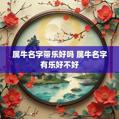 属牛名字带乐好吗 属牛名字有乐好不好