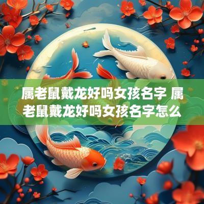 属老鼠戴龙好吗女孩名字 属老鼠戴龙好吗女孩名字怎么取