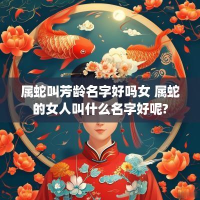 属蛇叫芳龄名字好吗女 属蛇的女人叫什么名字好呢?