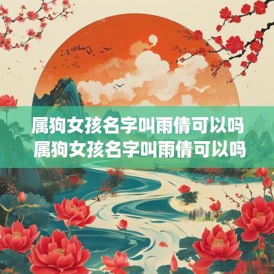 属狗女孩名字叫雨倩可以吗 属狗女孩名字叫雨倩可以吗好听吗