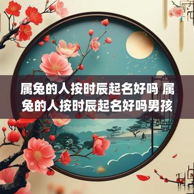 属兔的人按时辰起名好吗 属兔的人按时辰起名好吗男孩