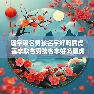 蓬字取名男孩名字好吗属虎 蓬字取名男孩名字好吗属虎的