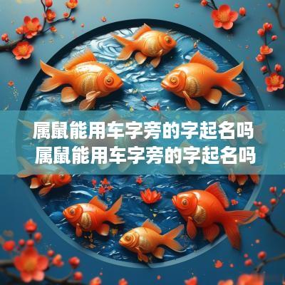 属鼠能用车字旁的字起名吗 属鼠能用车字旁的字起名吗女孩
