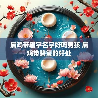 属鸡带碧字名字好吗男孩 属鸡带碧玺的好处