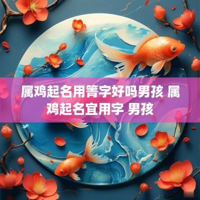 属鸡起名用箐字好吗男孩 属鸡起名宜用字 男孩