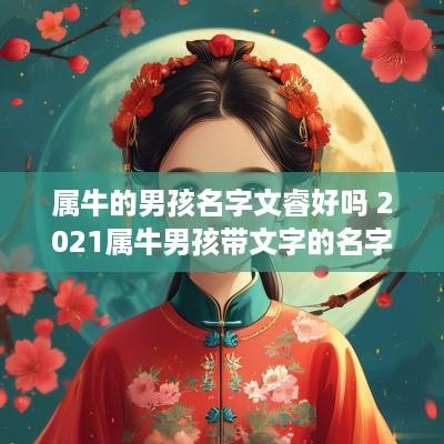 属牛的男孩名字文睿好吗 2025属牛男孩带文字的名字