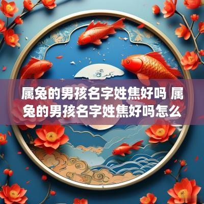 属兔的男孩名字姓焦好吗 属兔的男孩名字姓焦好吗怎么取