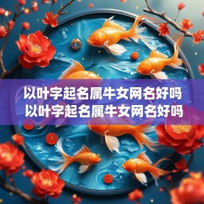 以叶字起名属牛女网名好吗 以叶字起名属牛女网名好吗怎么取