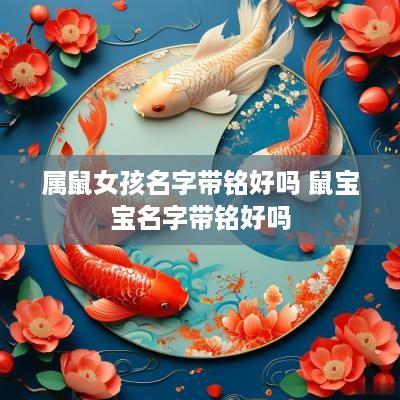属鼠女孩名字带铭好吗 鼠宝宝名字带铭好吗