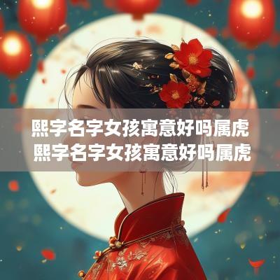 熙字名字女孩寓意好吗属虎 熙字名字女孩寓意好吗属虎的