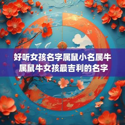好听女孩名字属鼠小名属牛 属鼠牛女孩最吉利的名字