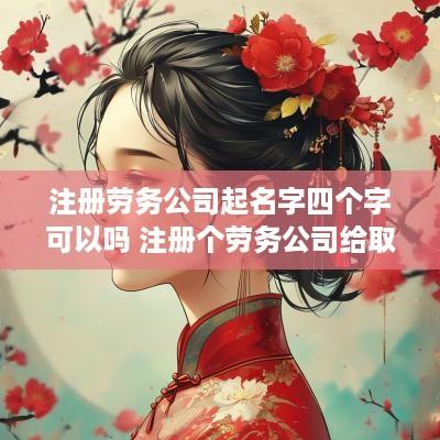注册劳务公司起名字四个字可以吗 注册个劳务公司给取个名