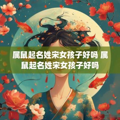 属鼠起名姓宋女孩子好吗 属鼠起名姓宋女孩子好吗