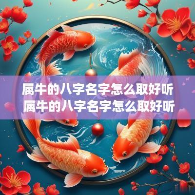属牛的八字名字怎么取好听 属牛的八字名字怎么取好听男孩