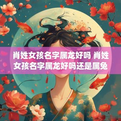 肖姓女孩名字属龙好吗 肖姓女孩名字属龙好吗还是属兔