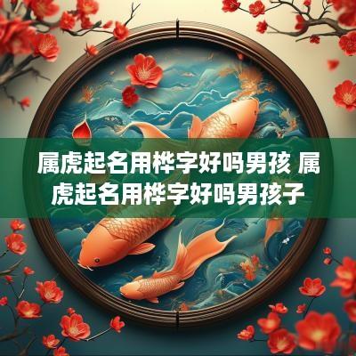 属虎起名用桦字好吗男孩 属虎起名用桦字好吗男孩子