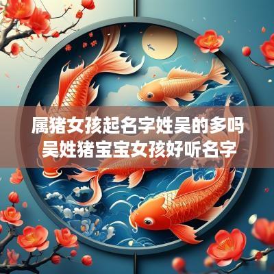 属猪女孩起名字姓吴的多吗 吴姓猪宝宝女孩好听名字