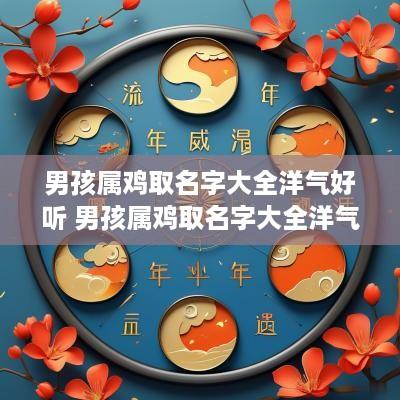 男孩属鸡取名字大全洋气好听 男孩属鸡取名字大全洋气好听两个字