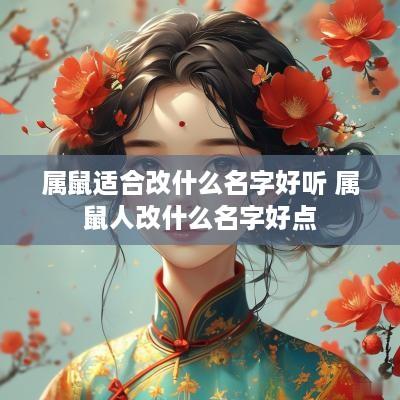 属鼠适合改什么名字好听 属鼠人改什么名字好点