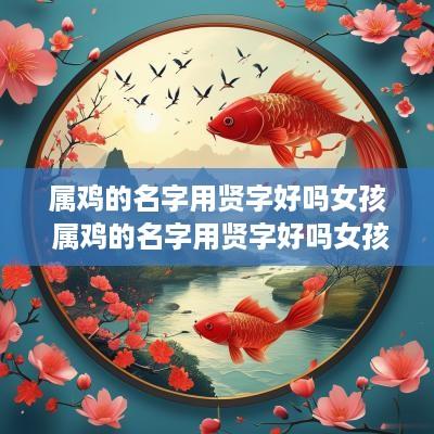 属鸡的名字用贤字好吗女孩 属鸡的名字用贤字好吗女孩怎么取