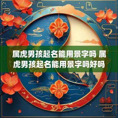 属虎男孩起名能用景字吗 属虎男孩起名能用景字吗好吗