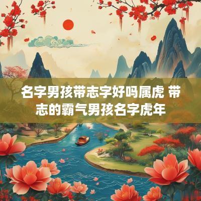名字男孩带志字好吗属虎 带志的霸气男孩名字蛇年