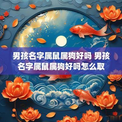 男孩名字属鼠属狗好吗 男孩名字属鼠属狗好吗怎么取