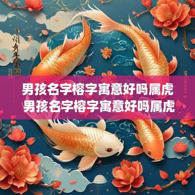 男孩名字榕字寓意好吗属虎 男孩名字榕字寓意好吗属虎的