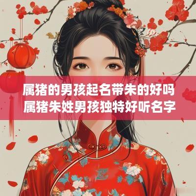 属猪的男孩起名带朱的好吗 属猪朱姓男孩独特好听名字