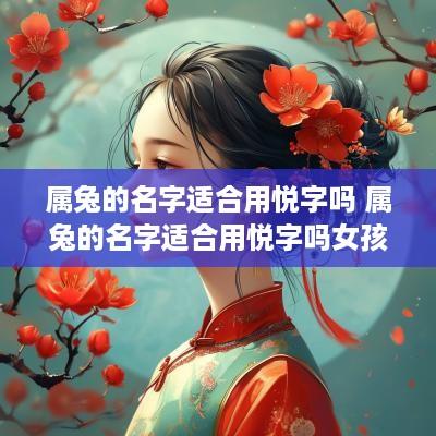 属兔的名字适合用悦字吗 属兔的名字适合用悦字吗女孩