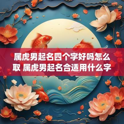 属虎男起名四个字好吗怎么取 属虎男起名合适用什么字